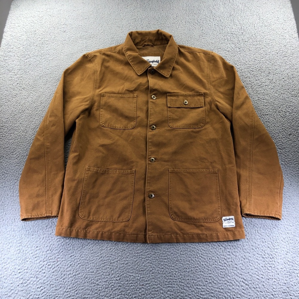 The Stronghold Chore Jacket Mens Extra Large Brown Canvas Barn Workwear utility